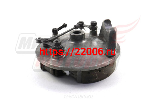 Барабан тормозной передний в сборе ДНЕПР (реставр.) фото 2