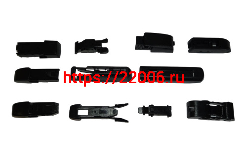 Щетки стеклоочистителя METO бескаркасные, для HYUNDAI SOLARIS (2010-2017), 650 мм + 400 мм фото 3