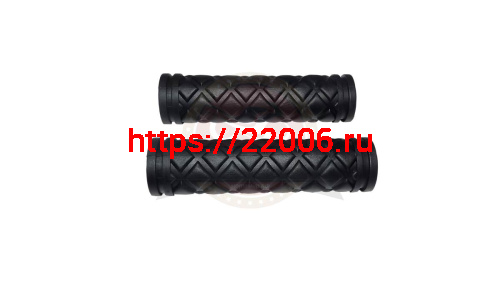 Грипсы для велосипеда 120мм, резина, черные (EHG-07) фото 2