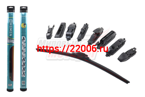 Щётка стеклоочистителя бескаркасная Sport-Design HEMEN 510 мм + 8 адаптеров (HBL510)