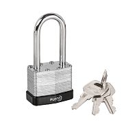 Замок Punto (Пунто) навесной PK-6540L 3 key англ. длинная дужка