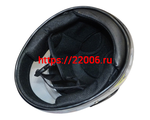 Шлем интеграл "Safelead" HF-908 (619) Детский E05 BLACK, TB-SILVER размер M (16 шт!!) фото 5