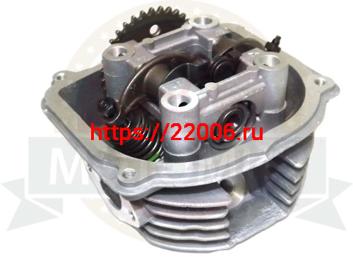 Головка цилиндра 4х такт. в сборе 150 см3 57,4 мм Динго150 (0302+0305+0306+0307+0401/0415) (НАБОР)