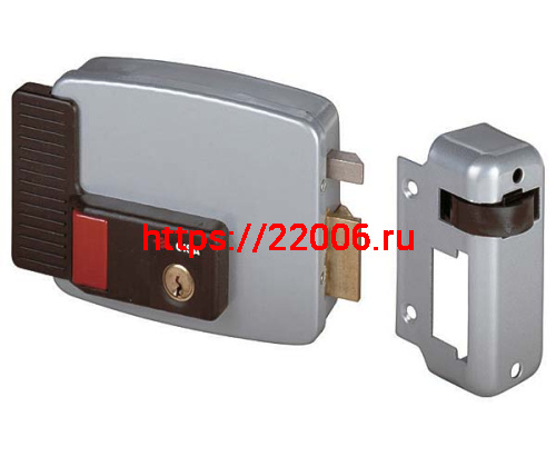 Замок Cisa (Чиза) накладной электромеханический 11.630.60.4 (дверь лев., открывается наружу)