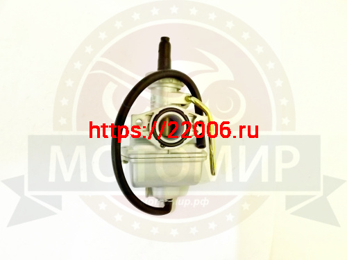 Карбюратор PZ16 Альфа, Дельта 50-90 см3 флажок металл (ПИТ БАЙК) (d16мм D32мм) фото 2