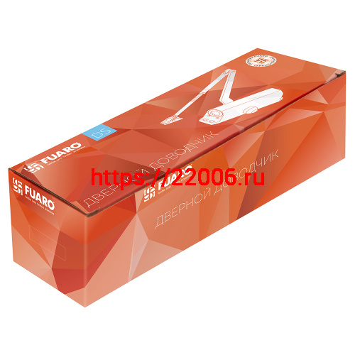 Доводчик Fuaro (Фуаро) дверной DC20-3 (DC-203) BL до 65 кг (черный) фото 2