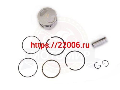 Цилиндр в сборе с поршнем 4-х такт. скутер (63см3) 44,00 мм (цилиндр+поршень+палец+кольца) ВАНЧАНГ фото 3