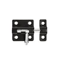 Шпингалет Ajax (Аякс) мебельный металлический SPD40х30 BL черный