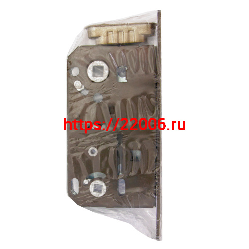 Замок Bonaiti (Бонаити) межкомнатный магнитный под WC B-FORTY N62 с отв F45 (античная бронза), планка 190 мм фото 2