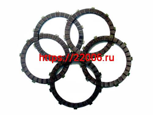 Диск сцепления фередо Ява 12В (5 штук в комплекте) 350