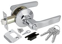 Ручка Fuaro (Фуаро) защелка DK624/BL CP-ET (624/BL CP-E) (кл/фик.) хром