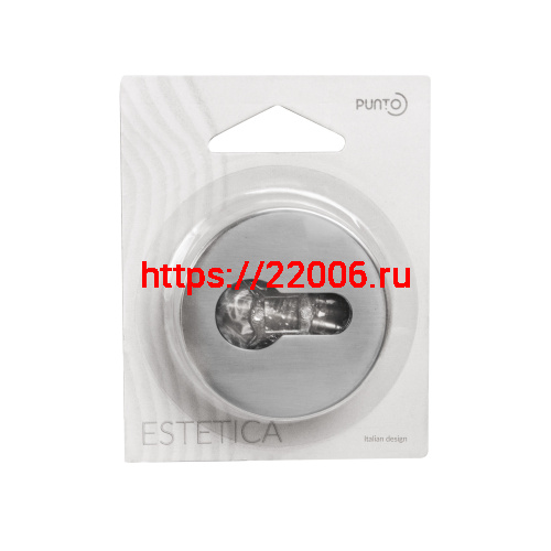 Накладка Punto (Пунто) под цилиндр ET.R.EST.R52 SSG-39 сатинированное золото фото 2
