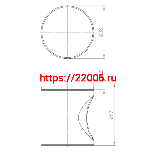 Ручка Armadillo (Армадилло) раздельная R.ART52.BALANCE BL-26 черный фото 5