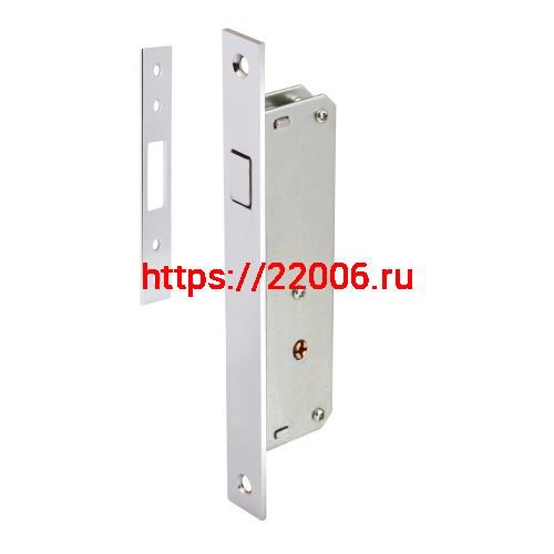 Замок Punto (Пунто) врезной крестообразный узкопрофильный METLR-201F (LR-201F) 3key CP хром