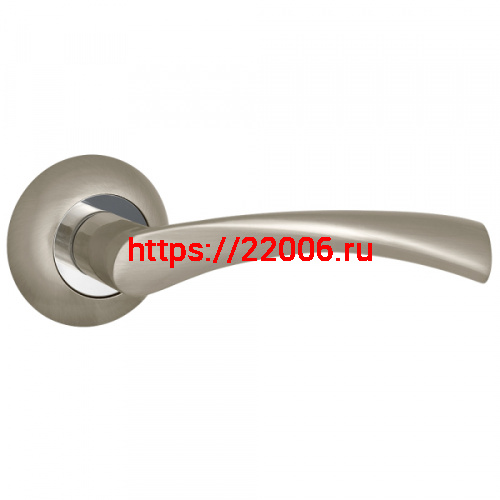 Ручка Punto (Пунто) раздельная CRONA TL/HD SN/CP-3 матовый никель/хром фото 3