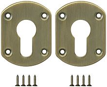 Декоративная Fuaro (Фуаро) накладка ESC031-AB-7 (МАТОВАЯ БРОНЗА) на цилиндр (2 шт)