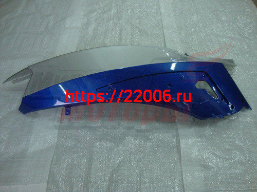 Облицовка боковая задняя правая синяя-черная-серебристая RAVE