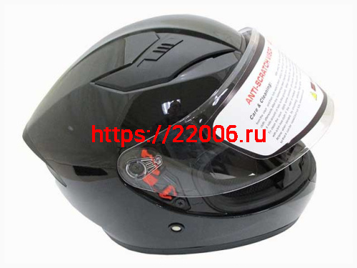 Мотошлем YM-832 черный (L)