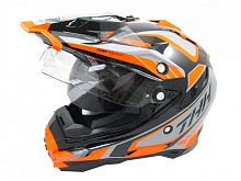 Мотошлем THH TX-27 №3 black/orange (M)