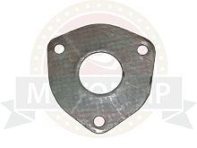 Прокладка колена глушителя  GY6-50/150 (треугольная) метало-асбестовая