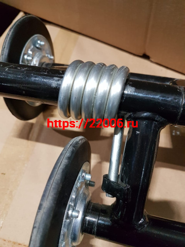 Пружина Буран катков короткая УСИЛЕННАЯ (на 1 гус. 6 шт.)(левая 110200142)  5 вит. ф8мм пр-во РОССИЯ фото 4