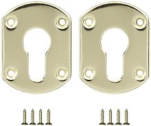 Декоративная Fuaro (Фуаро) накладка ESC031-GP-2 (ЗОЛОТО) на цилиндр (2 шт)
