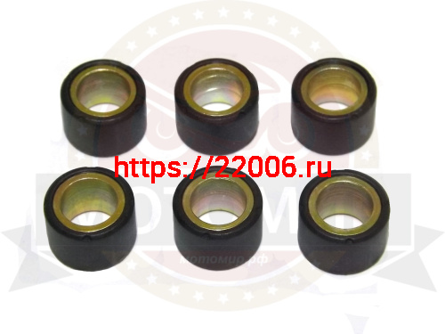 Ролик вариатора (компл 6 шт.) 16х13  6,0 гр GY6-50, 139QMB, Хонда DIO