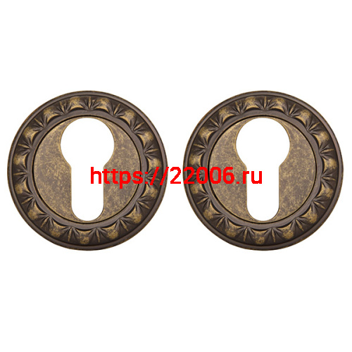 Накладка Punto (Пунто) под цилиндр ET.R.MT53 (ET MT) OB-13 античная бронза
