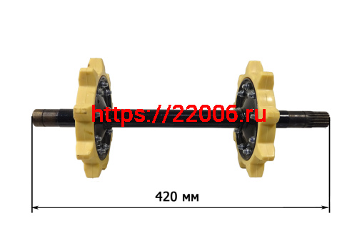 Вал Буран ведущий (со шлицами со звездочками) (НАБОР) фото 3