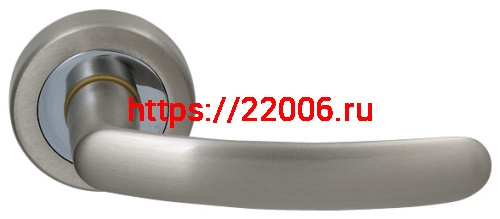 Ручка MBC (МБС) раздельная Elba (ROSET) матовый никель/хром