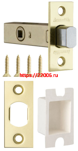 Задвижка Armadillo (Армадилло) врезная METDB920-45-25 (DB 920-45-25) GP Золото SKIN