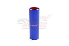 Патрубок радиатора нижний УРАЛ силикон.,синий,армир. L190мм,d50мм. (HH070)