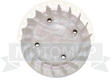 Крыльчатка охлаждения генератора (ЦПГ) 4х такт. GY6-125/150 (052QMIB-080000300) (НАБОР)