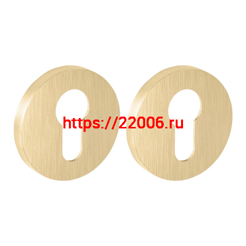 Накладка Fuaro (Фуаро) на цилиндр ET.R.SLR52 SSG-39 сатинированное золото