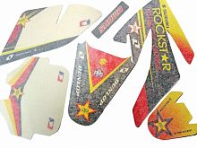 Комплект наклеек на кроссовый мотоцикл CRF70 Rockstar