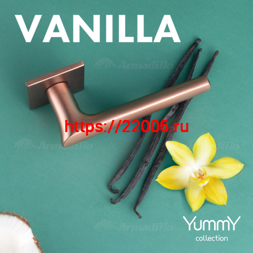 Ручка Armadillo (Армадилло) раздельная K.YM.VANILLA FSG-39 флор. золото фото 3