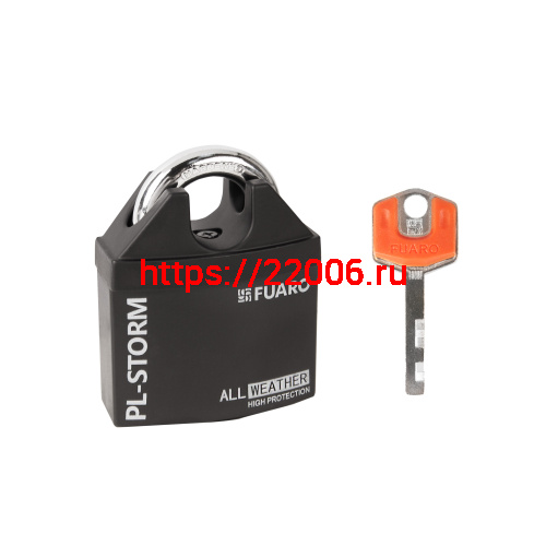 Замок Fuaro (Фуаро) навесной PL-STORM-3650 4 key (дисковый ключ)
