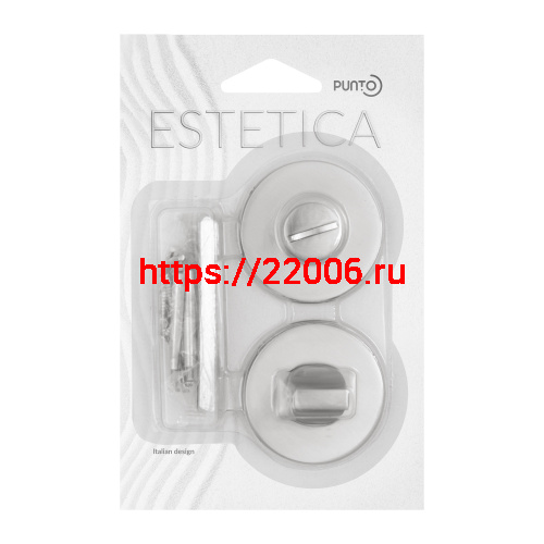 Ручка Punto (Пунто) поворотная BK6.R.EST.R52 SSC-16 сатинированный хром фото 3