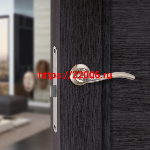 Ручка Punto (Пунто) раздельная R.TL54.RUMBA (RUMBA TL) SN/CP-3 матовый никель/хром фото 2