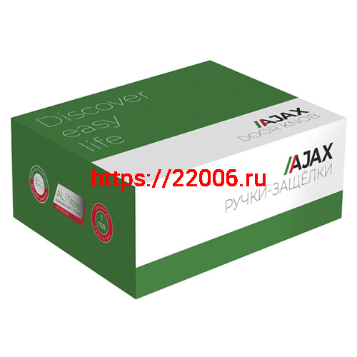 Ручка Ajax (Аякс) защелка DK610 PB-BK (6010 PB-B) (фик.) золото фото 2