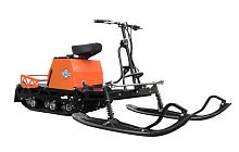 Мотобуксировщик компактный с лыжным модулем ЛИДЕР-ДЕЛЬТА-2RL (+Фара) 8,0 л.с. РЕДУКТОР