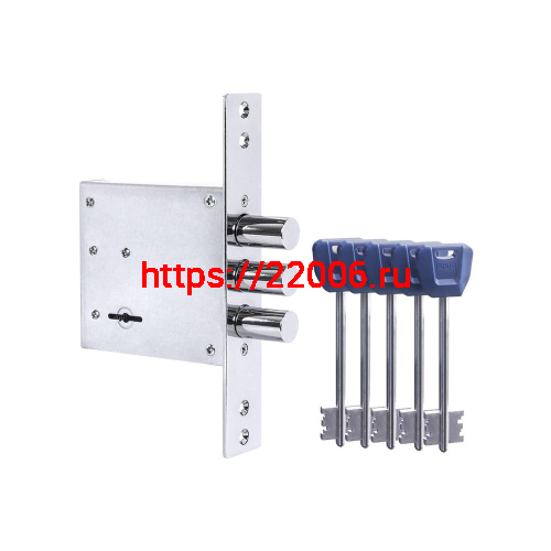 Замок Punto (Пунто) врезной сувальдный MDV30S-817 CP (V30/S) CP хром