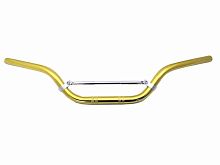 Руль алюминиевый с перемычкой на болтах средний (золотой)