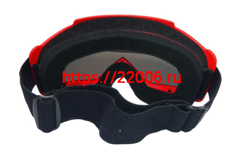 Очки NORTH WOLF YМ655 мотокросс с отсекателем/красные фото 2