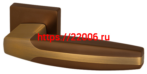 Ручка Armadillo (Армадилло) раздельная K.USQ52.ARC (ARC USQ2) BB/SBB-17 кор.бронза/мат.кор.бронза