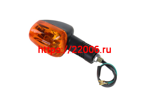 Боковой фонарь (BF-14) Мопед желтый квадратный