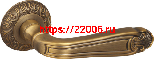 Ручка Fuaro (Фуаро) раздельная R.SM58.LOUVRE (LOUVRE SM) AB-7 матовая бронза