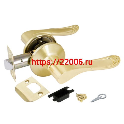 Ручка Punto (Пунто) защелка DK630 SB-PS (6030 SB-P) (без фик.) мат.золото