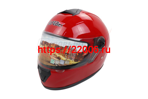 Шлем SAFEBET HF-112 красный "S,M,L,XL,XXL" (интеграл)