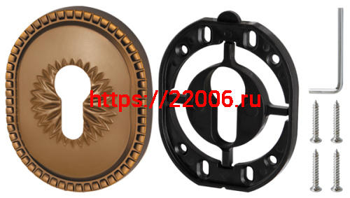 Накладка Armadillo (Армадилло) на цилиндр ESC.C.CL/OV (ET-DEC CL) BB-17 коричневая бронза фото 4